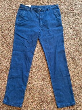 NWT JETT JEANS Men’s Classic Straight Fit Stretch Denim Blue Comfort Size 34L